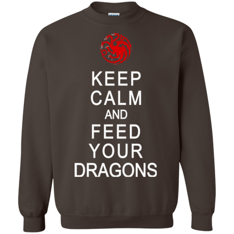 Sweatshirts Dark Chocolate / Small Feed dragons Crewneck Sweatshirt