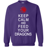 Sweatshirts Purple / Small Feed dragons Crewneck Sweatshirt