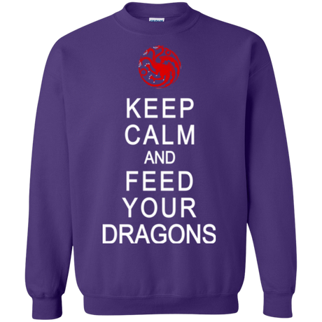 Sweatshirts Purple / Small Feed dragons Crewneck Sweatshirt