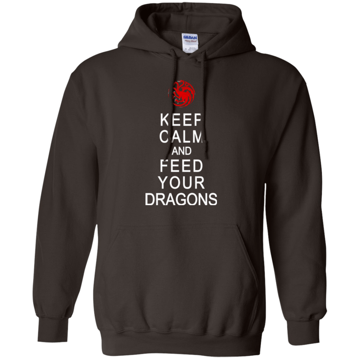 Sweatshirts Dark Chocolate / Small Feed dragons Pullover Hoodie