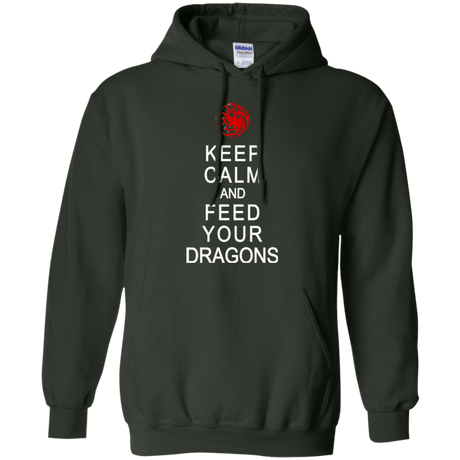 Sweatshirts Forest Green / Small Feed dragons Pullover Hoodie