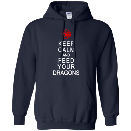 Sweatshirts Navy / Small Feed dragons Pullover Hoodie