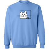 Sweatshirts Carolina Blue / S Feline Flip Crewneck Sweatshirt