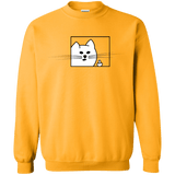 Sweatshirts Gold / S Feline Flip Crewneck Sweatshirt