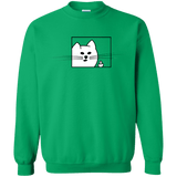 Sweatshirts Irish Green / S Feline Flip Crewneck Sweatshirt