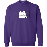 Sweatshirts Purple / S Feline Flip Crewneck Sweatshirt