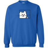 Sweatshirts Royal / S Feline Flip Crewneck Sweatshirt