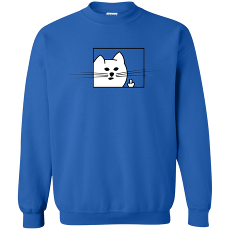 Sweatshirts Royal / S Feline Flip Crewneck Sweatshirt