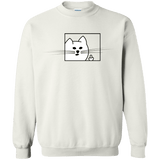 Sweatshirts White / S Feline Flip Crewneck Sweatshirt