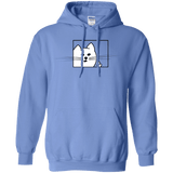 Sweatshirts Carolina Blue / S Feline Flip Pullover Hoodie