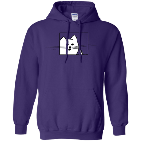 Sweatshirts Purple / S Feline Flip Pullover Hoodie