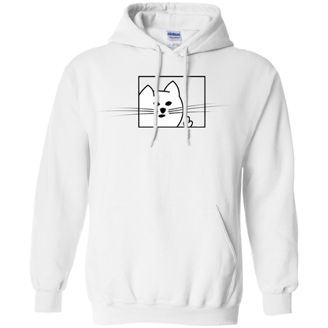Sweatshirts White / S Feline Flip Pullover Hoodie