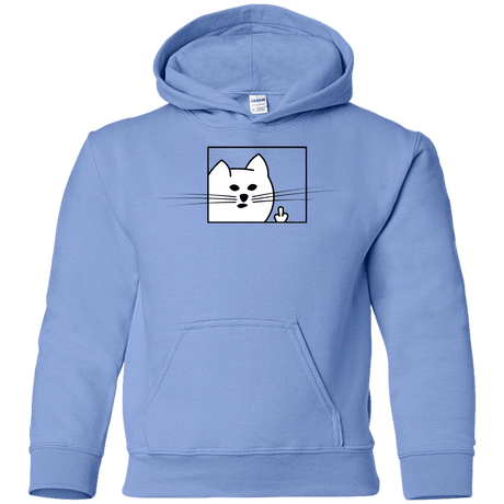 Sweatshirts Carolina Blue / YS Feline Flip Youth Hoodie