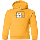Sweatshirts Gold / YS Feline Flip Youth Hoodie