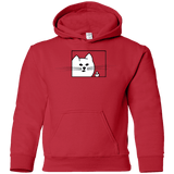 Sweatshirts Red / YS Feline Flip Youth Hoodie