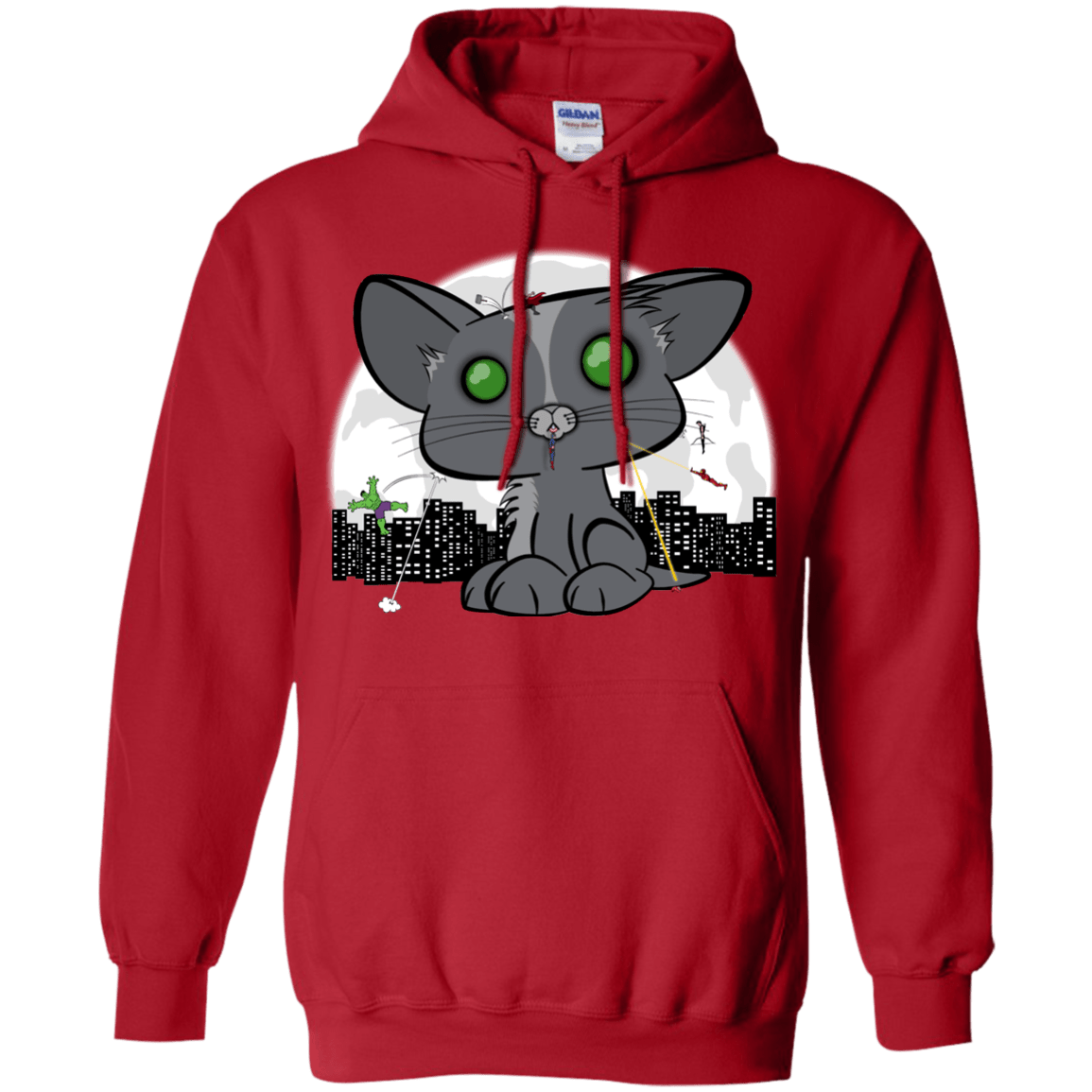 Sweatshirts Red / Small Felinity War Pullover Hoodie