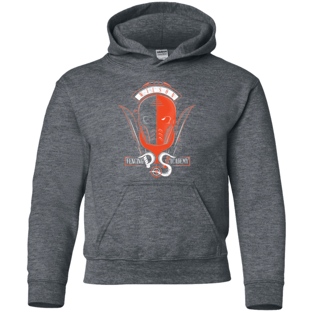Sweatshirts Dark Heather / YS Fencing Academy Youth Hoodie
