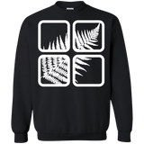 Sweatshirts Black / S Fern Pane Crewneck Sweatshirt