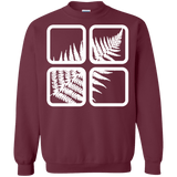 Sweatshirts Maroon / S Fern Pane Crewneck Sweatshirt