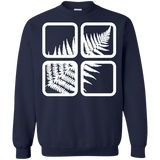 Sweatshirts Navy / S Fern Pane Crewneck Sweatshirt