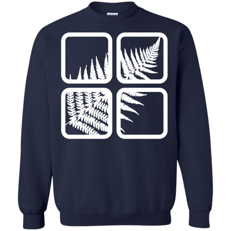 Sweatshirts Navy / S Fern Pane Crewneck Sweatshirt