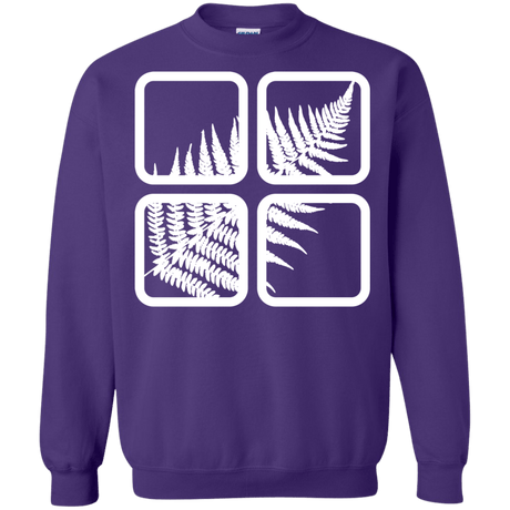 Sweatshirts Purple / S Fern Pane Crewneck Sweatshirt