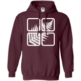 Sweatshirts Maroon / S Fern Pane Pullover Hoodie