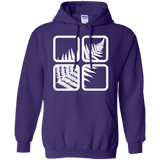 Sweatshirts Purple / S Fern Pane Pullover Hoodie
