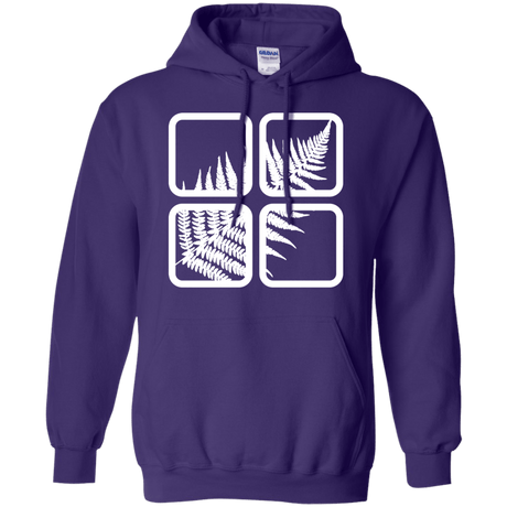 Sweatshirts Purple / S Fern Pane Pullover Hoodie
