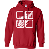 Sweatshirts Red / S Fern Pane Pullover Hoodie