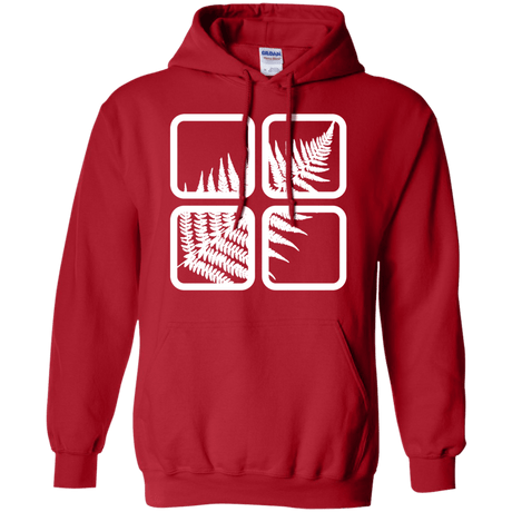 Sweatshirts Red / S Fern Pane Pullover Hoodie