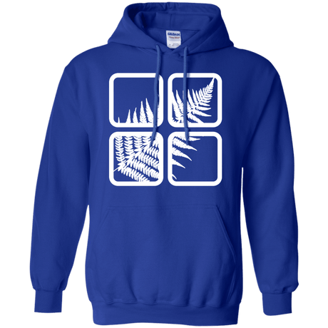 Sweatshirts Royal / S Fern Pane Pullover Hoodie