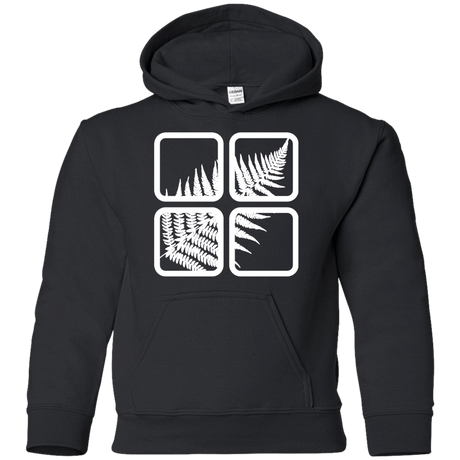 Sweatshirts Black / YS Fern Pane Youth Hoodie