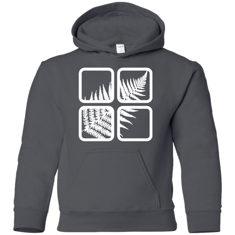 Sweatshirts Charcoal / YS Fern Pane Youth Hoodie