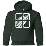 Sweatshirts Forest Green / YS Fern Pane Youth Hoodie
