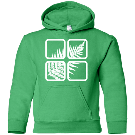 Sweatshirts Irish Green / YS Fern Pane Youth Hoodie