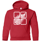 Sweatshirts Red / YS Fern Pane Youth Hoodie
