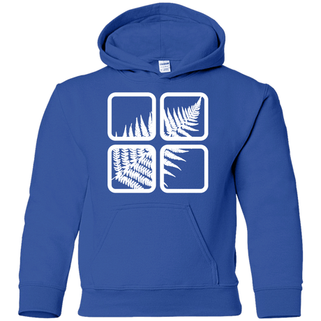 Sweatshirts Royal / YS Fern Pane Youth Hoodie