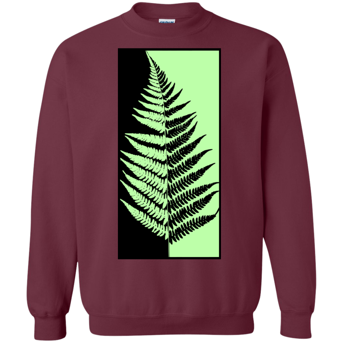 Sweatshirts Maroon / S Fern Press Crewneck Sweatshirt