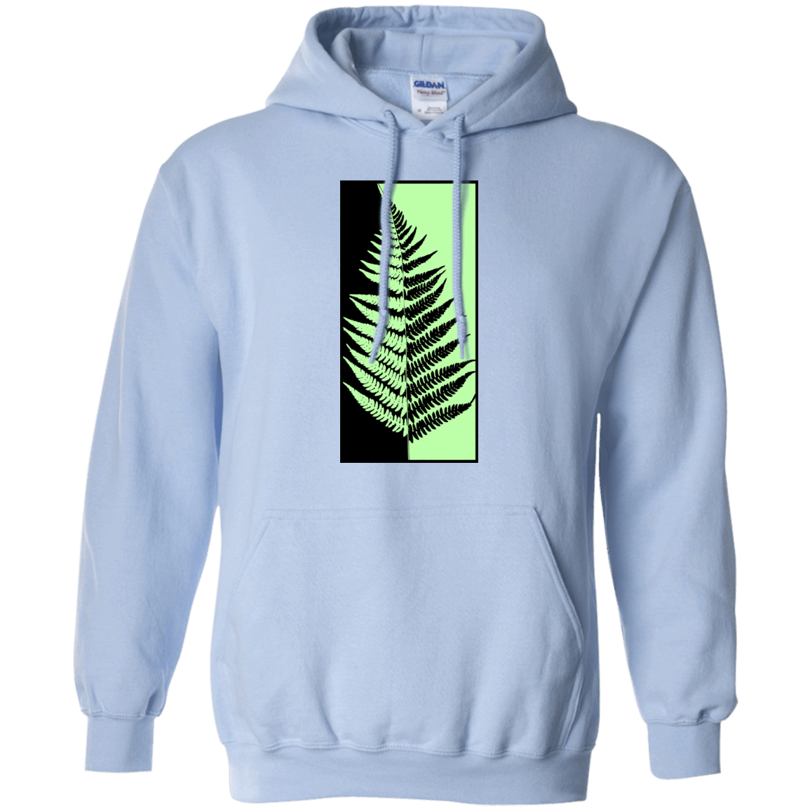Sweatshirts Light Blue / S Fern Press Pullover Hoodie
