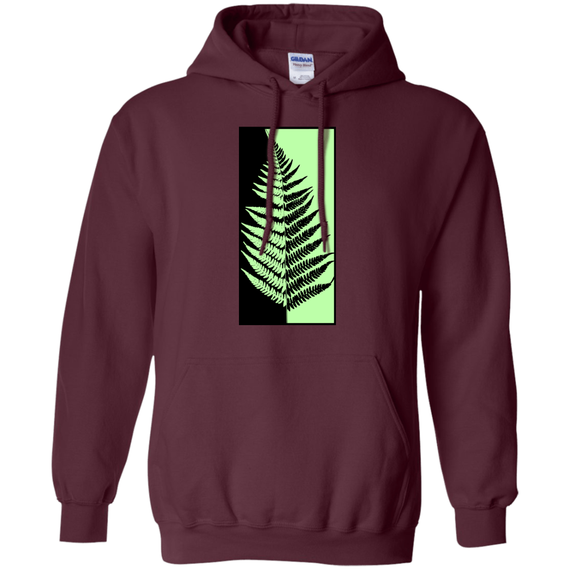Sweatshirts Maroon / S Fern Press Pullover Hoodie