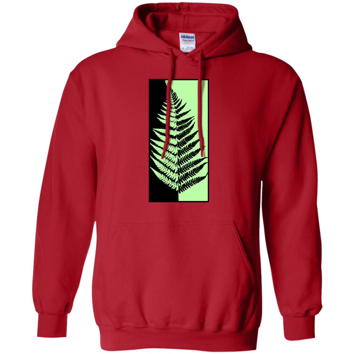 Sweatshirts Red / S Fern Press Pullover Hoodie