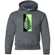 Sweatshirts Dark Heather / YS Fern Press Youth Hoodie