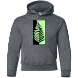 Sweatshirts Dark Heather / YS Fern Press Youth Hoodie
