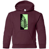Sweatshirts Maroon / YS Fern Press Youth Hoodie