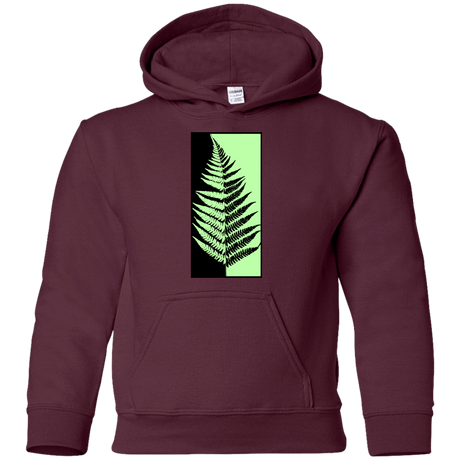 Sweatshirts Maroon / YS Fern Press Youth Hoodie