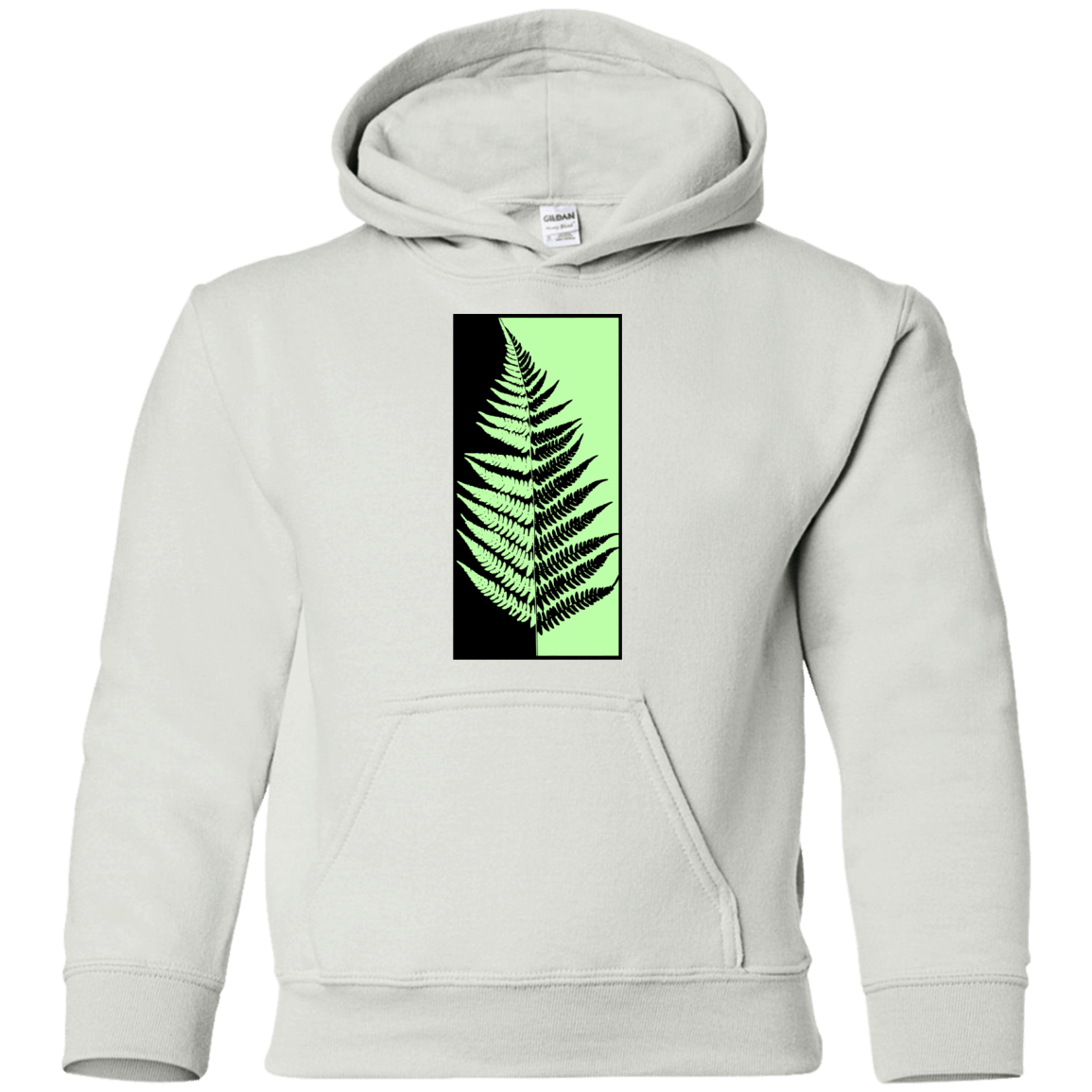 Sweatshirts White / YS Fern Press Youth Hoodie