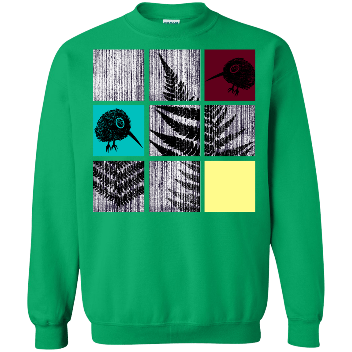 Sweatshirts Irish Green / S Ferns n Chicks Crewneck Sweatshirt