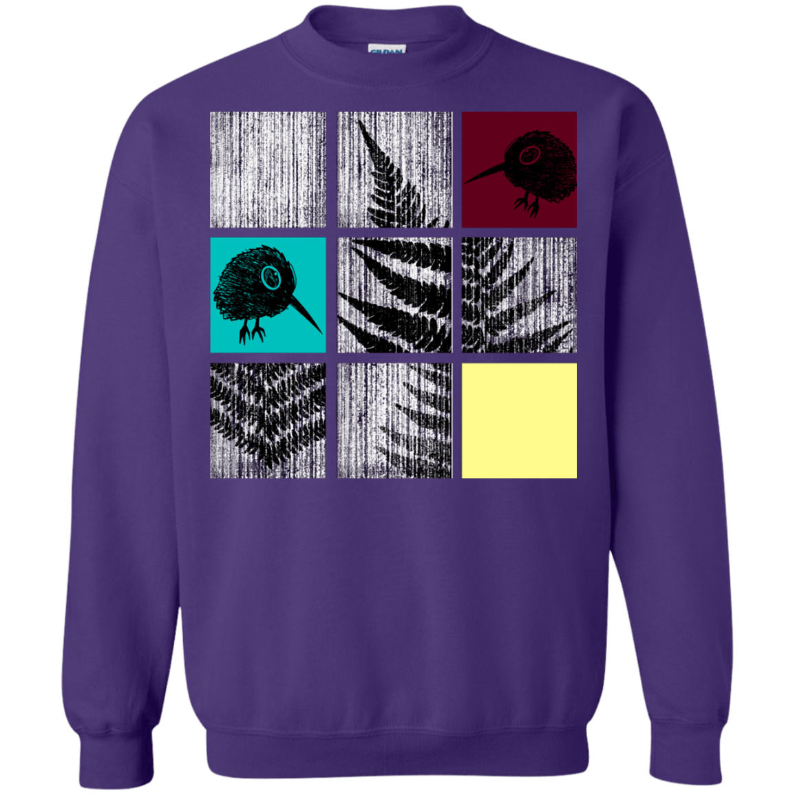 Sweatshirts Purple / S Ferns n Chicks Crewneck Sweatshirt