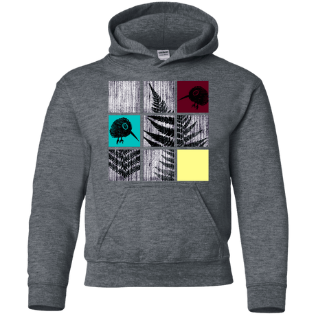 Sweatshirts Dark Heather / YS Ferns n Chicks Youth Hoodie